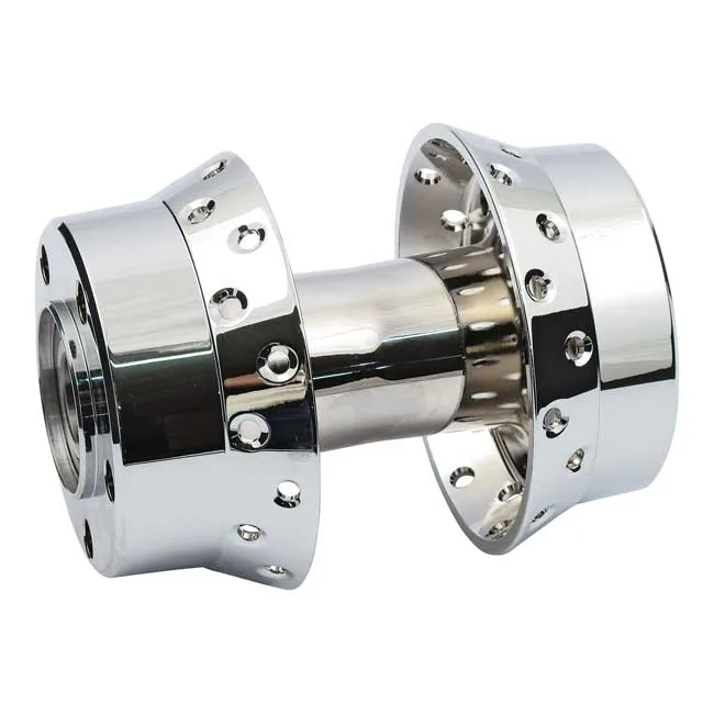 REAR WHEEL HUB, CHROME - BIG BLOCK PARTS