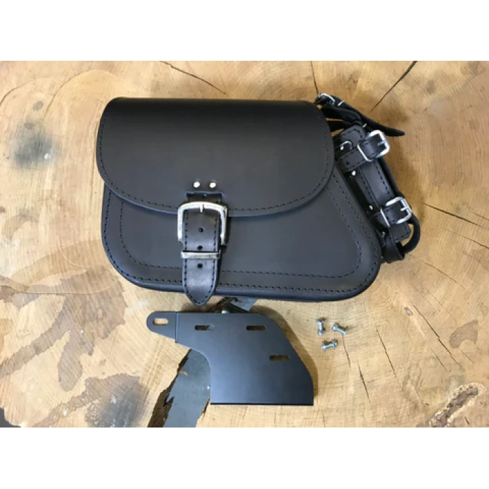 BBP Custom Dyna Clean Black + Halterung passend für Street Bob Swing Bags