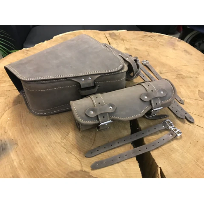 BBP Custom Saubere Braun Seitentasche + Werkzeugrolle Braun