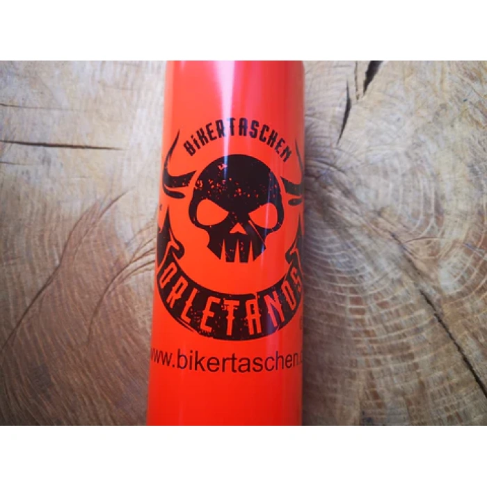 BBP Custom ORLETANOS Benzinflasche / Trinkflasche 800ml Orange