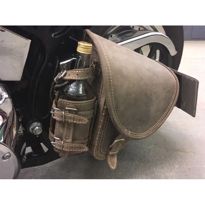 BBP Custom Diablo Brown Schaukeltasche mit Flaschenhalter passend für Harley-Davidson Softail IMG 2386 482b54c3 112c 4281 9b96