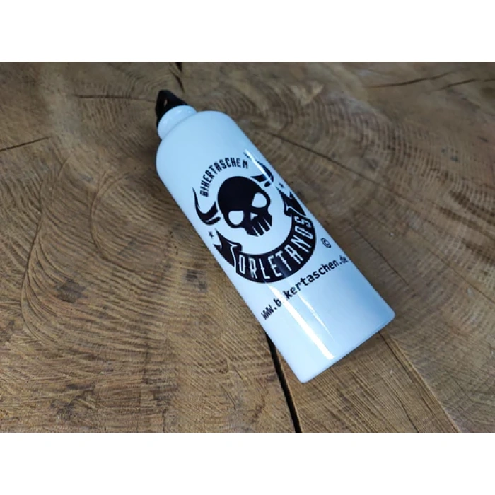 BBP Custom ORLETANOS Benzinflasche / Wasserflasche 800ml weiß