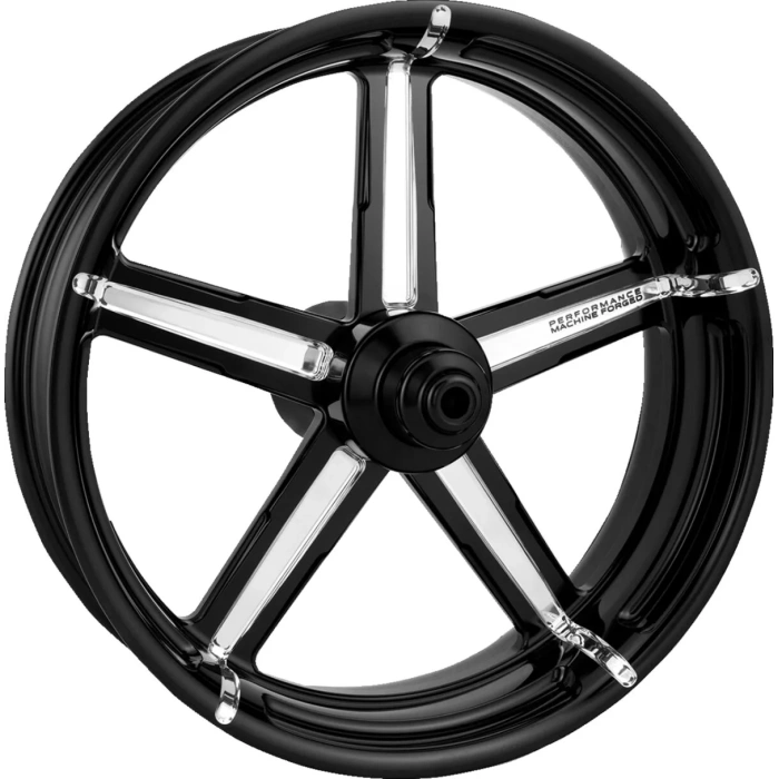 BBP Custom REAR WHEEL FORMULA 18" X 5.5" ONE-PIECE ALUMINUM NON-ABS PLATINUM CUT 02022099 jpg