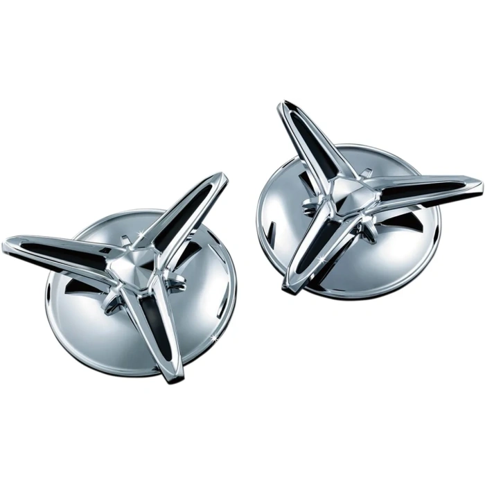 BBP Custom KNOCK-OFF CENTER CAPS FOR TRIKES CHROME 02130612 jpg