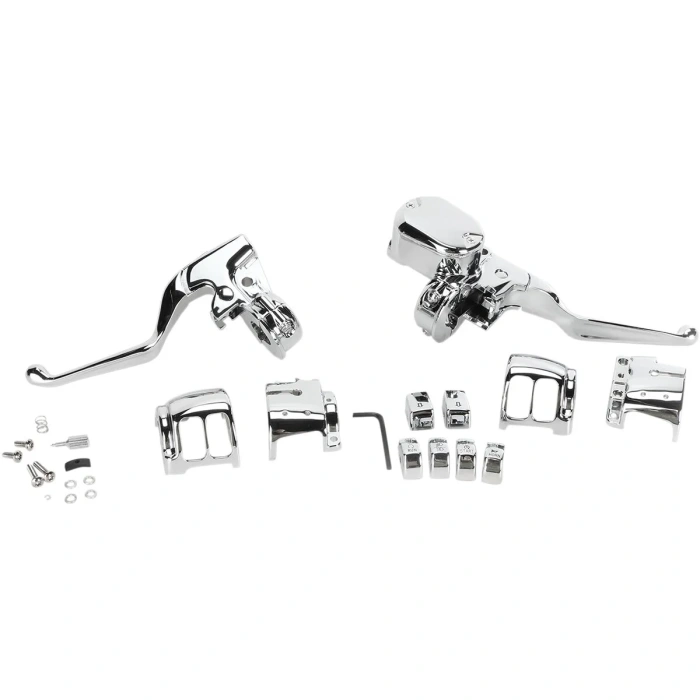 BBP Custom CHROME HANDLEBAR CONTROL KIT 06100801 jpg