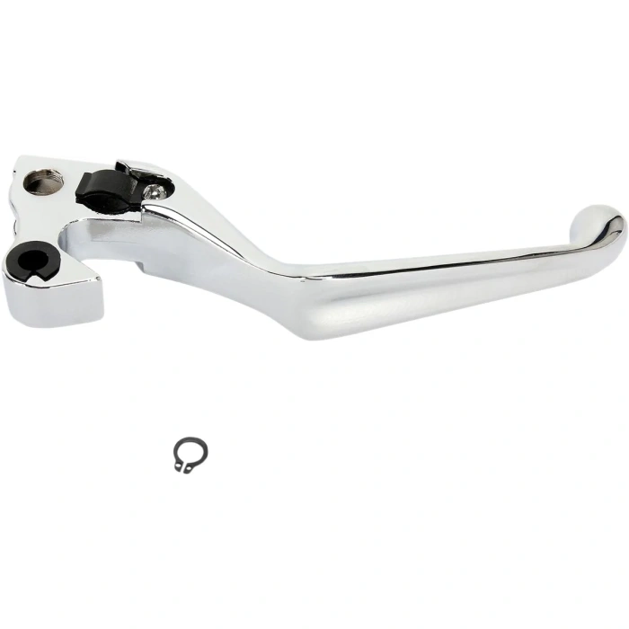 BBP Custom CLUTCH LEVER WIDE BLADE REPLACEMENT CHROME 06130944 jpg