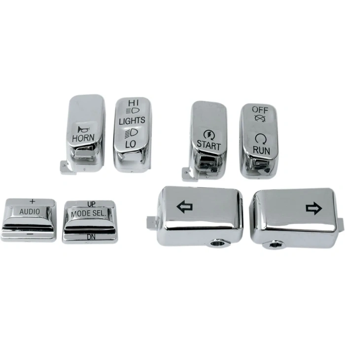 BBP Custom SWITCH CAP KIT W/ AUDIO CHROME 06160129 jpg