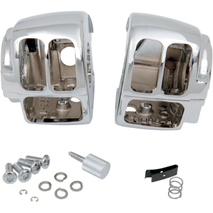 BBP Custom SWITCH HOUSING KIT W/O RADIO/CRUISE CHROME 06160141 jpg