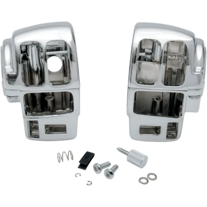 BBP Custom SWITCH HOUSING KIT W/ RADIO/CRUISE CHROME 06160143 jpg