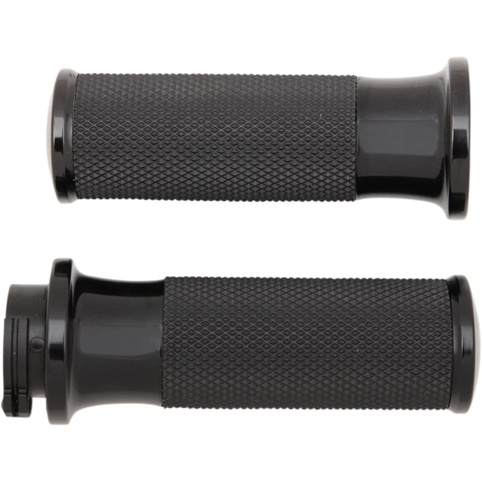 BBP Custom GRIPS SMOOTH FUSION THROTTLE BY CABLE BLACK 06301038 jpg