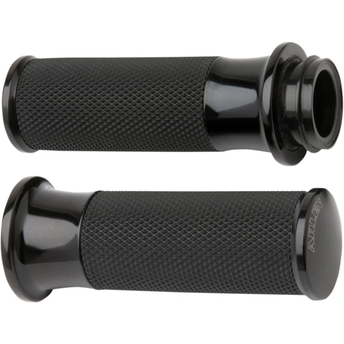 BBP Custom GRIPS SMOOTH FUSION THROTTLE BY WIRE BLACK 06301040 jpg