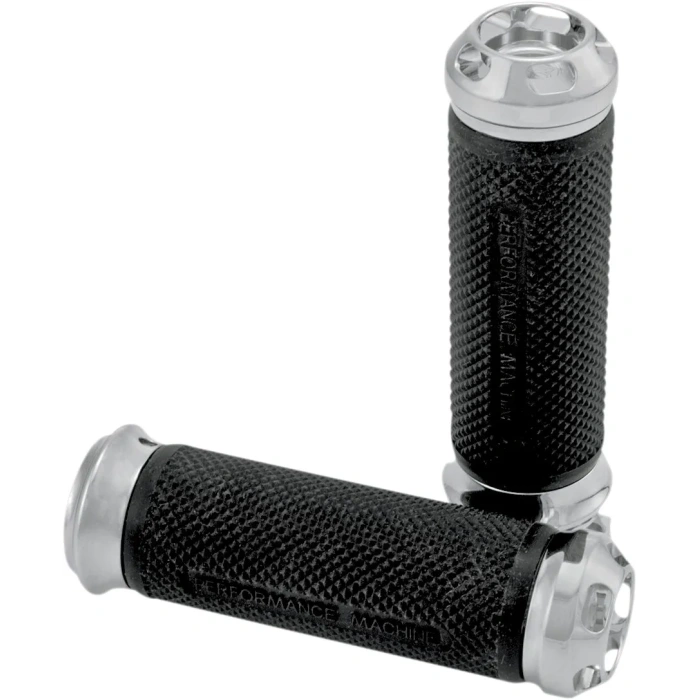 BBP Custom GRIPS APEX CHROME FOR HD DUAL CABLE MODELS 06301058 jpg