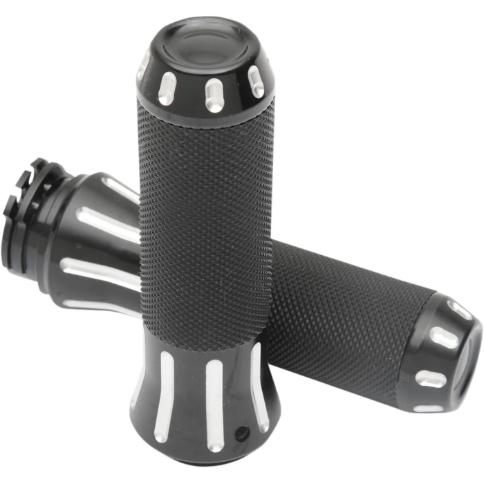 BBP Custom COBRA HAND GRIPS BLACK/CLEAR CUT 06301612 jpg