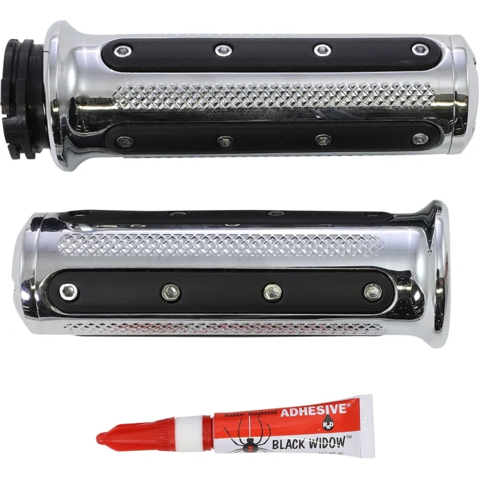 BBP Custom GRIPS HEAVY INDUSTRIE CHROME 06301869 jpg