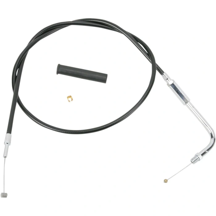 BBP Custom THROTTLE CABLE BLACK VINYL 33.75" 06500348 jpg