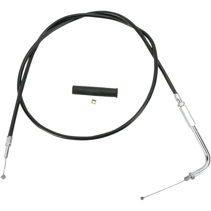 BBP Custom THROTTLE CABLE BLACK VINYL 39.5" 06500404 jpg