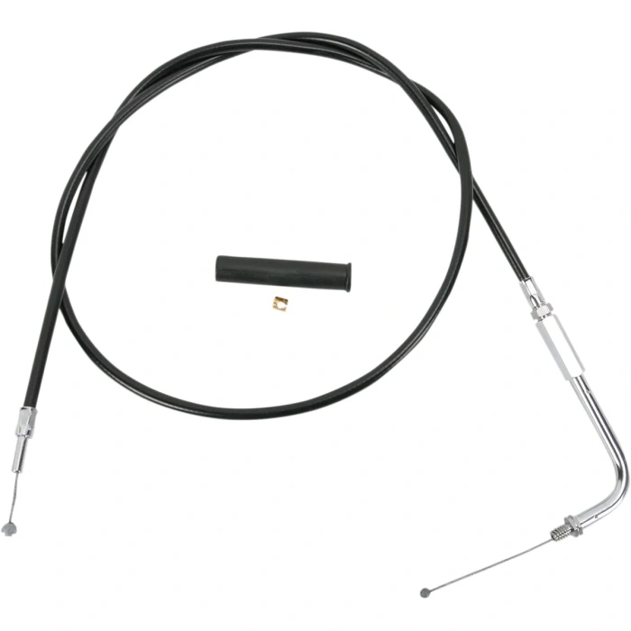 BBP Custom THROTTLE CABLE BLACK VINYL 37.5" 06500405 jpg