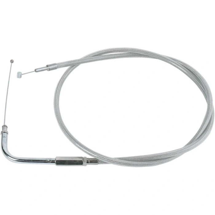 BBP Custom THROTTLE CABLE STAINLESS STEEL 38" 06500413 jpg