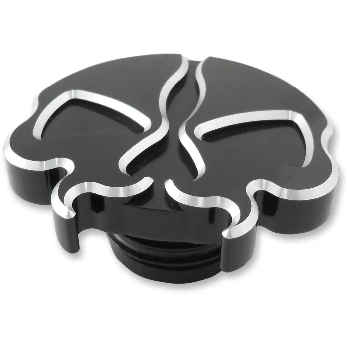 BBP Custom GAS CAPS SPLIT SKULL BLACK 07030788 jpg