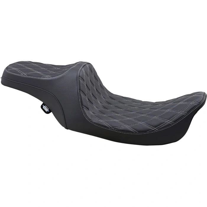 BBP Custom SEATS PREDATOR III DOUBLE DIAMOND VINYL BLACK/SILVER 08011130 jpg