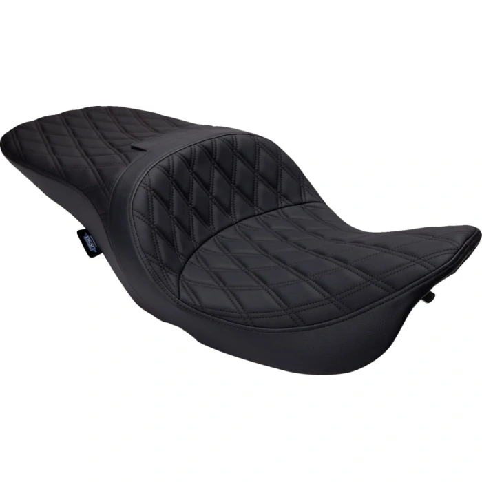 BBP Custom Seat Freedom Tour, Bk DD w/Bk stch vinyl, FLHT/R/X,FLHTC/U/G 08011504 jpg