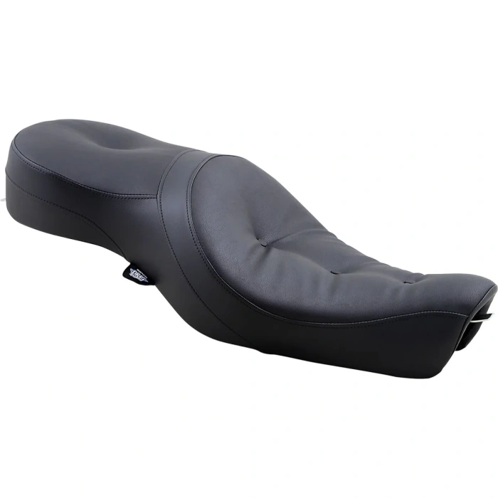 BBP Custom SEAT WIDE LOW-PROFILE REAR 2-UP VINYL BLACK 08040297 jpg