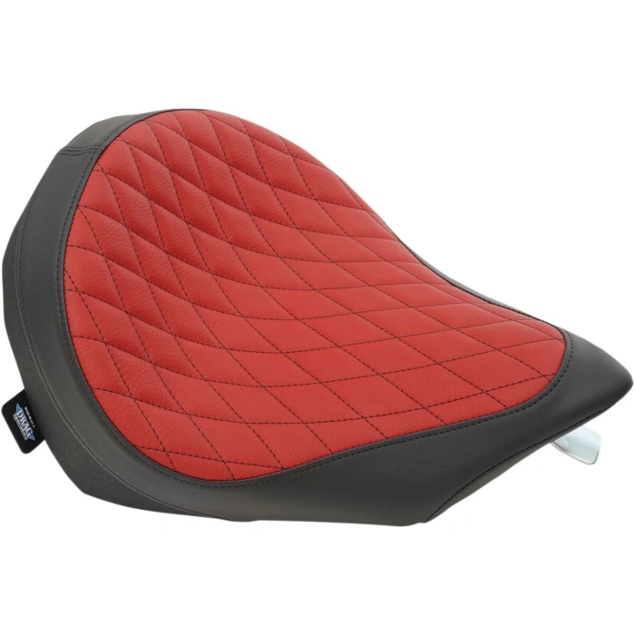 BBP Custom SEAT LOW-PROFILE DIAMOND STITCH SOLO RED/BLACK 08101885 jpg