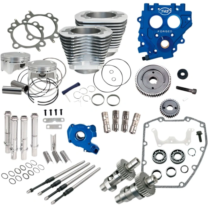 BBP Custom POWER PACKAGE 100" GEAR DRIVE CAM SILVER 09040027 jpg