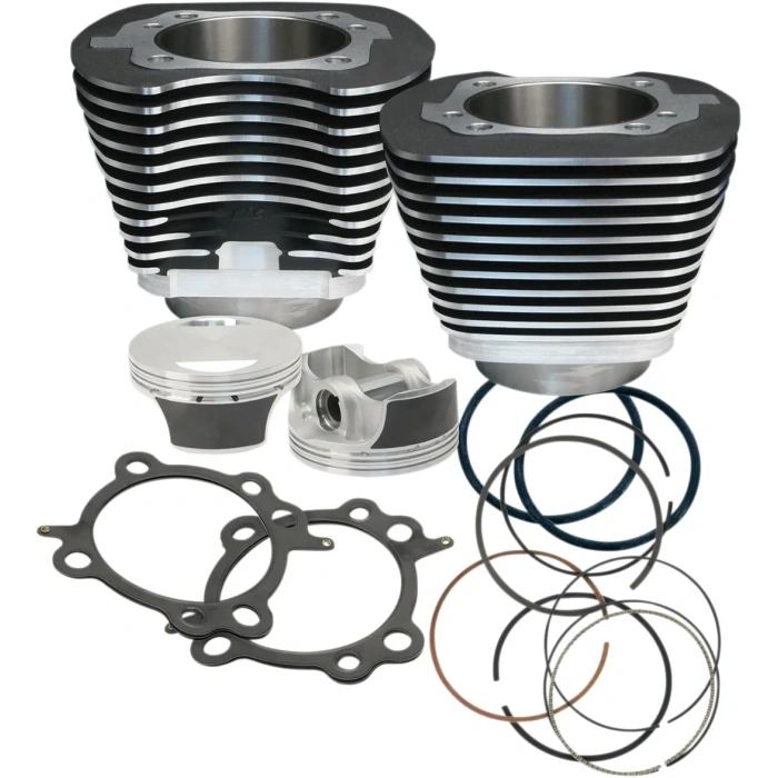 BBP Custom CYLINDER/PISTON KIT TWIN-CAM 106" BLACK 09310434 jpg