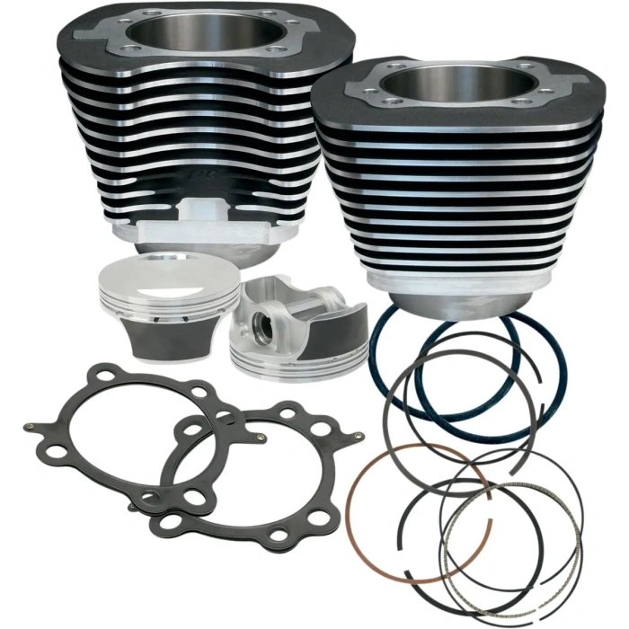 BBP Custom CYLINDER/PISTON KIT TWIN-CAM 97" BLACK 09310436 jpg