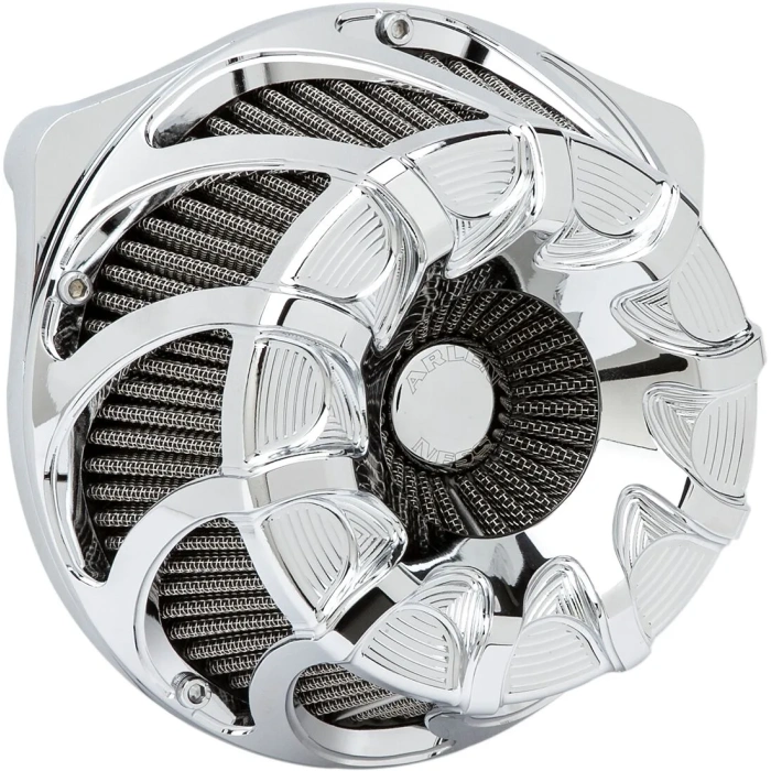 BBP Custom AIR CLEANER DRIFT CHROME FLT 10102445 jpg