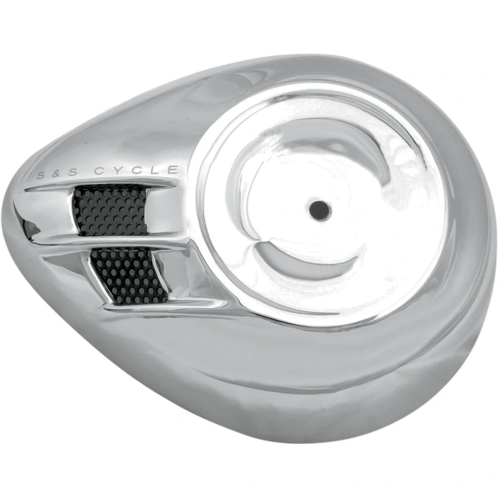 BBP Custom AIR CLEANER COVER STEALTH AIRSTREAM CHROME 10140116 jpg