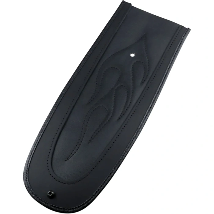 BBP Custom FENDER PROTECTOR FENDER SKINS REAR FLAME STITCH VINYL BLACK 14050137 jpg