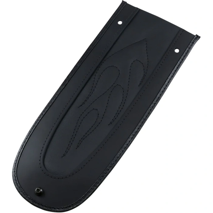 BBP Custom FENDER PROTECTOR FENDER SKINS REAR FLAME STITCH VINYL BLACK 14050146 jpg