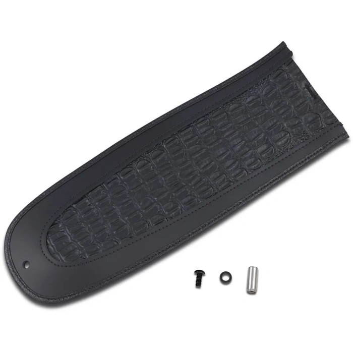 BBP Custom FENDER PROTECTOR FENDER SKINS REAR GATOR LEATHER BLACK 14050151 jpg