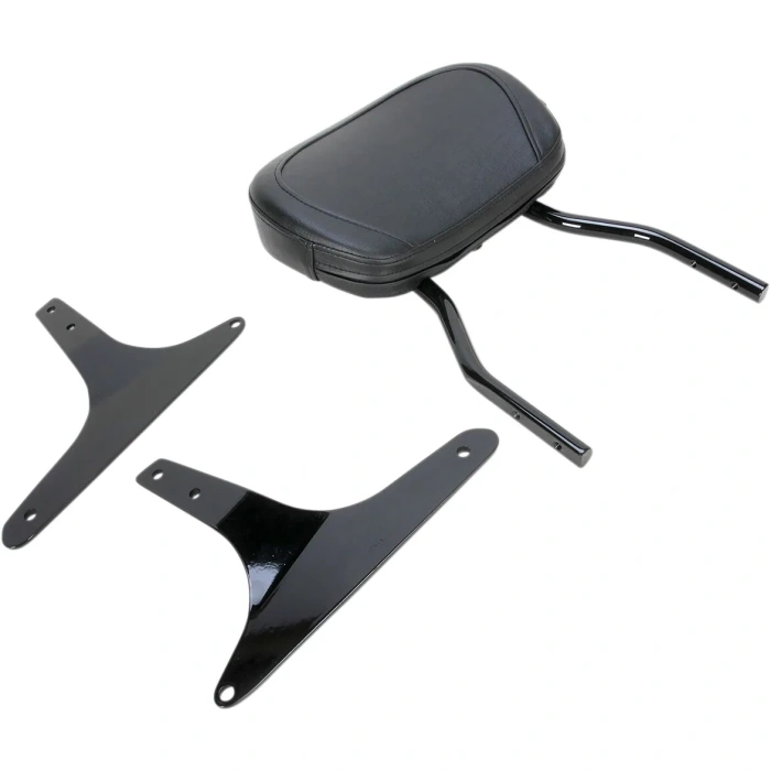 BBP Custom 12" SHORT ROUND SISSY BAR BLACK HD 15010472 jpg