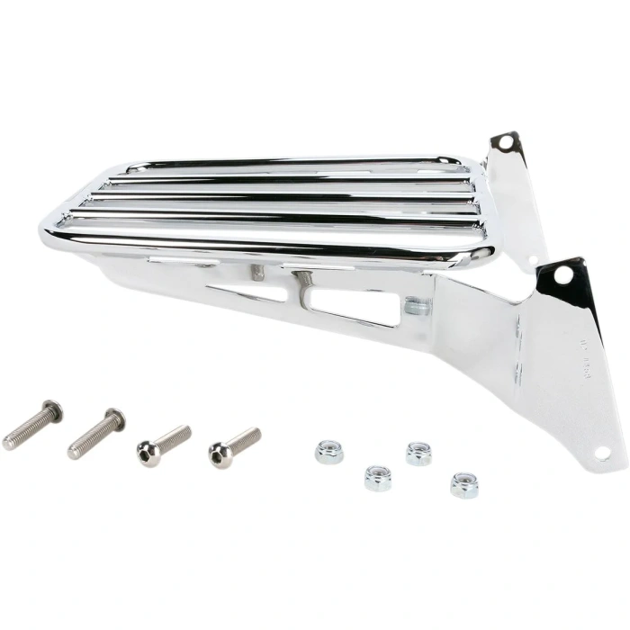 BBP Custom LUGGAGE RACK TUBULAR FOR SISSY BAR CHROME 15100106 jpg