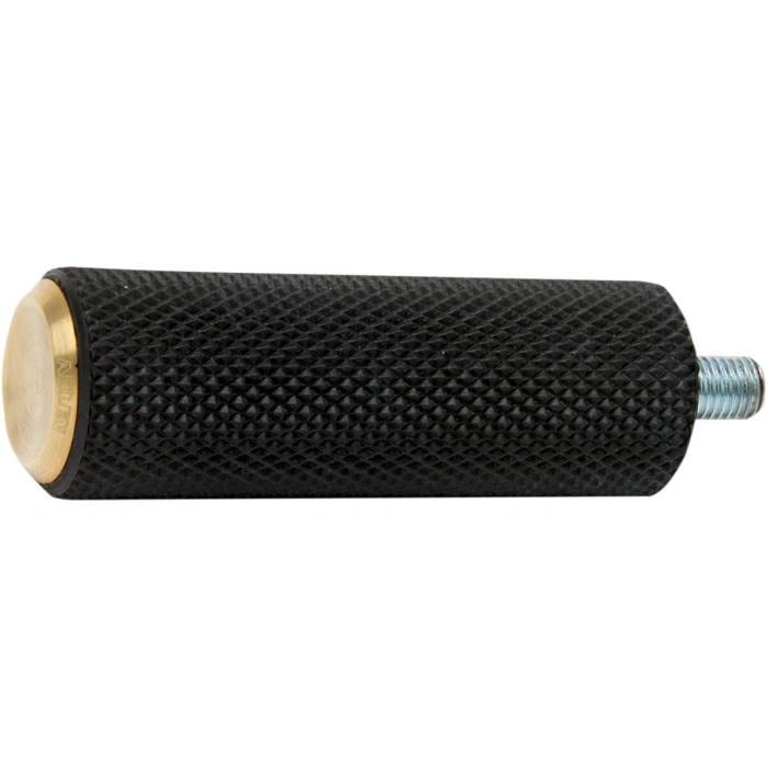 BBP Custom SHIFT/BRAKE PEG FUSION KNURLED BRASS ENDCAP 16030277 jpg