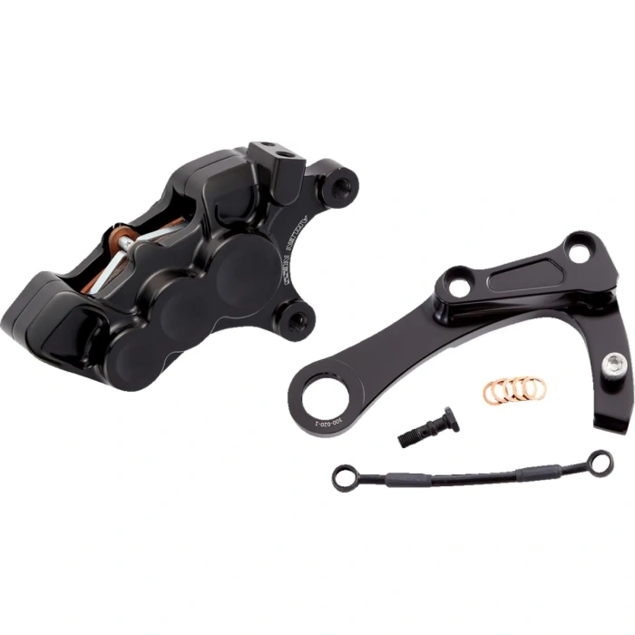 BBP Custom CALIPER REAR 6 PIST0N ALL BLACK M8 SOFTAIL 17010775 jpg