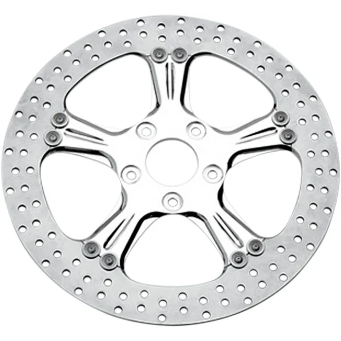 BBP Custom BRAKE ROTOR FLOATING REAR WRATH CHROME 11.8 17101590 jpg