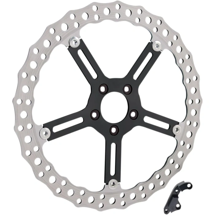 BBP Custom BRAKE ROTOR KIT BIG BRAKE 15" OS WAVE HUB MOUNT 17103223 jpg