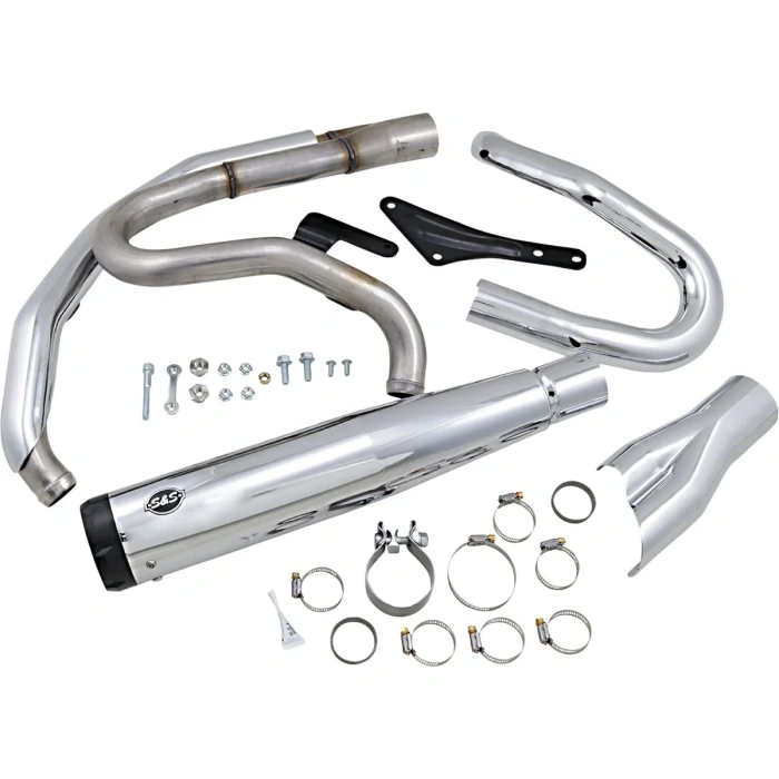 BBP Custom 2-1 Exhaust - Chrome - M8 Softail 18002468 jpg