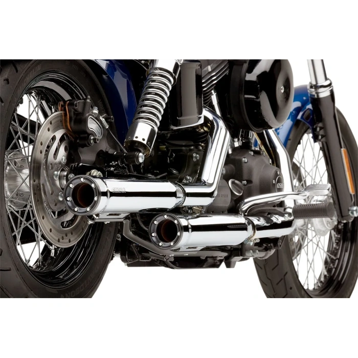 BBP Custom 3" RPT SLIP ON MUFFLER CHROME HD 18010719 jpg