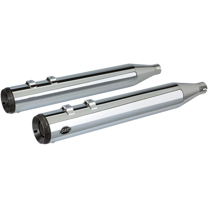 BBP Custom MUFFLERS GRAND NATIONAL SLIP-ON CHROME 18011205 jpg