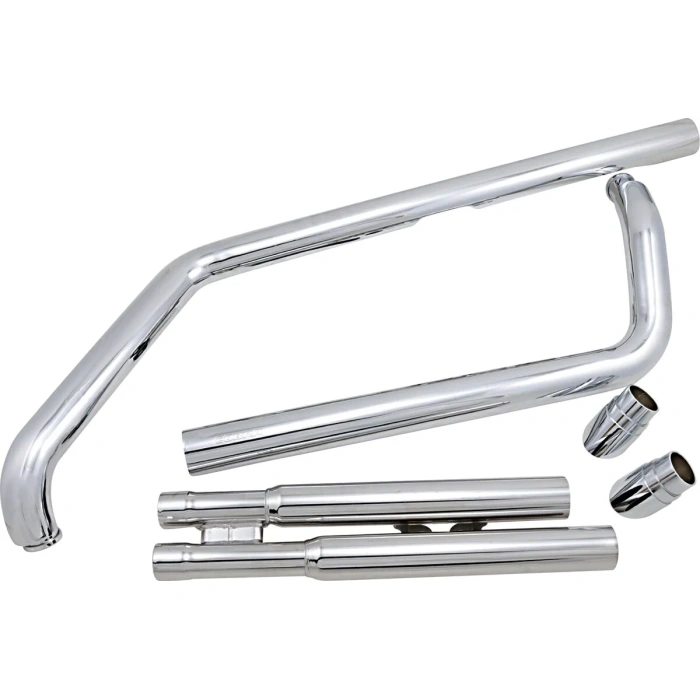 BBP Custom SLASH DOWN HOT ROD SPEEDSTER EXHAUST CHROME 18100411 jpg