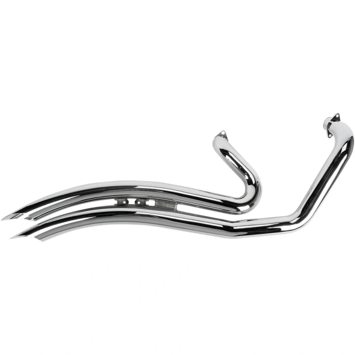 BBP Custom SWEPT EXHAUST CHROME WITH O2 SENSOR BUNGS 18101514 jpg