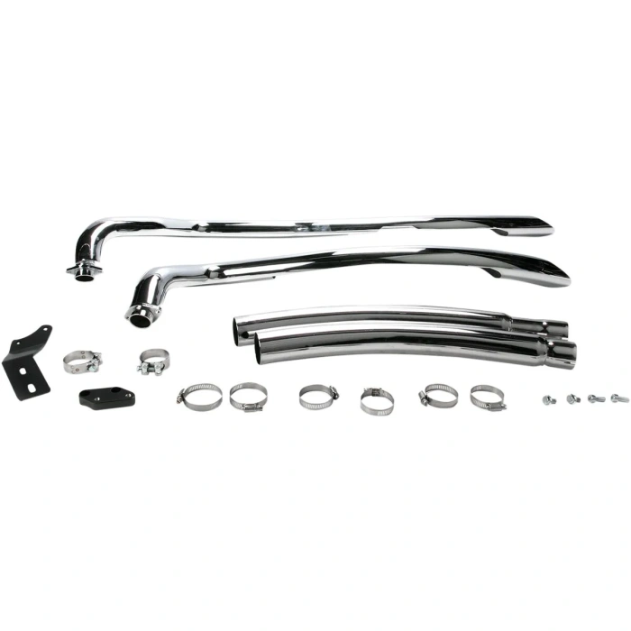 BBP Custom SWEPT EXHAUST CHROME KAWASAKI 18101586 jpg