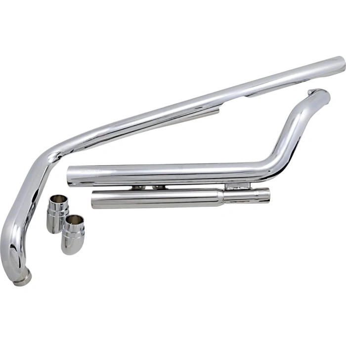 BBP Custom EXHAUST SYSTEM SPEEDSTER HOT ROD SLASH DOWN CHROME SYSTEM 18101915 jpg