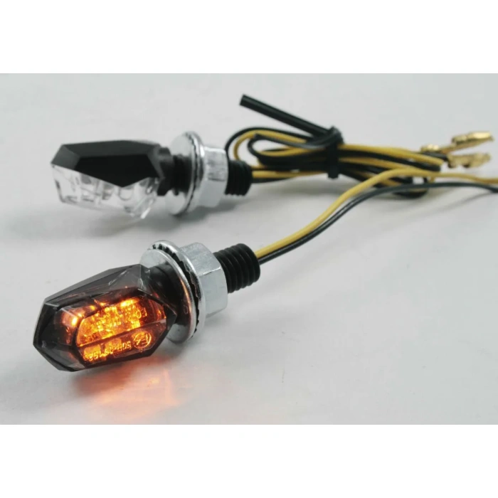 BBP Custom LED CLEAR - LENS TURN SIGNAL / ABS / BLACK 20201360 jpg