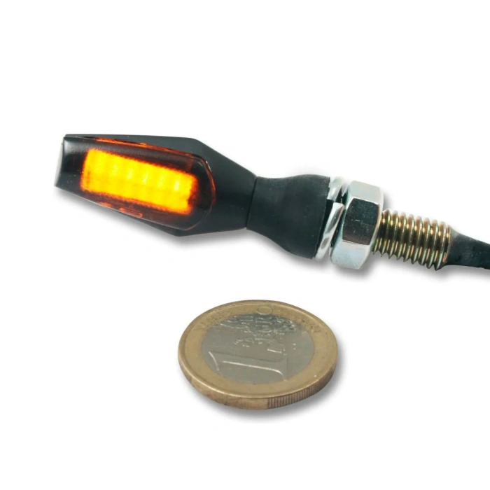 BBP Custom COB-LED SMOKE - LENS TURN SIGNAL / ZINC ALLOY / BLACK 20201388 jpg